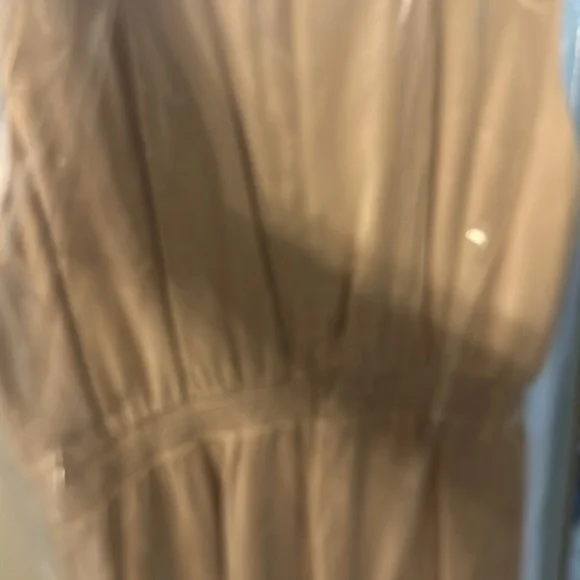 Express Linen-Blend Wide Leg Blazer Jumpsuit - Picture 10 of 11